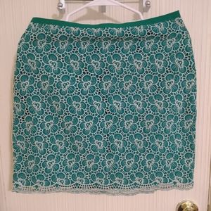 J Crew Factory crochet skirt